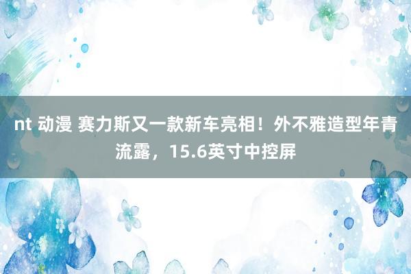 nt 动漫 赛力斯又一款新车亮相！外不雅造型年青流露，15.6英寸中控屏