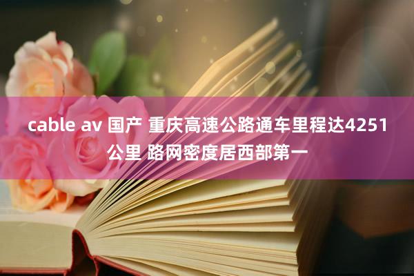 cable av 国产 重庆高速公路通车里程达4251公里 路网密度居西部第一