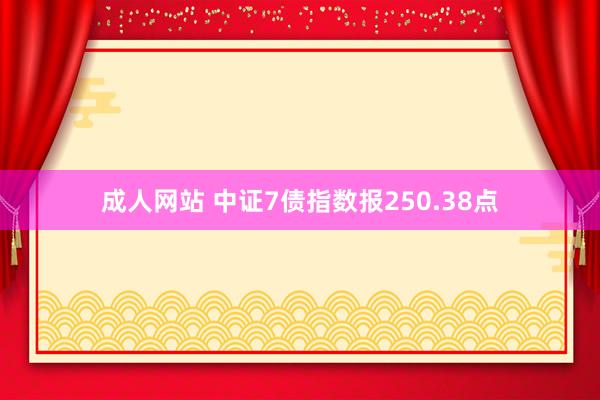 成人网站 中证7债指数报250.38点