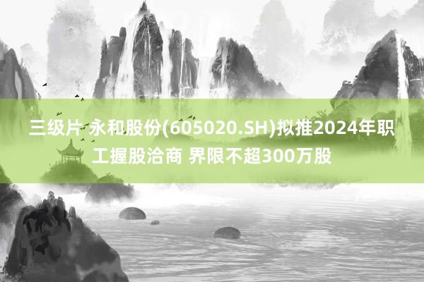 三级片 永和股份(605020.SH)拟推2024年职工握股洽商 界限不超300万股