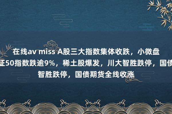 在线av miss A股三大指数集体收跌，小微盘全线下挫，北证50指数跌逾9%，稀土股爆发，川大智胜跌停，国债期货全线收涨