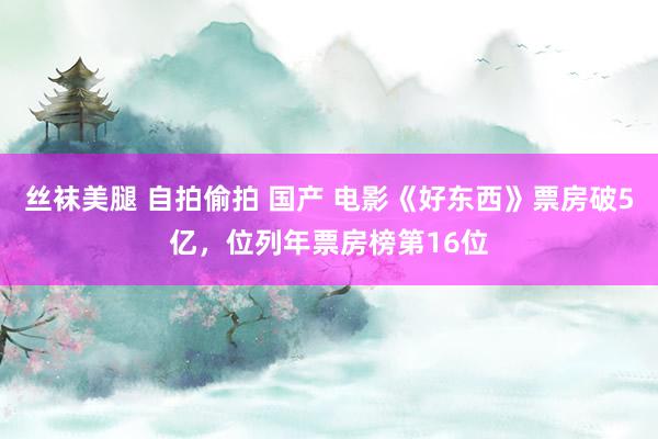 丝袜美腿 自拍偷拍 国产 电影《好东西》票房破5亿，位列年票房榜第16位