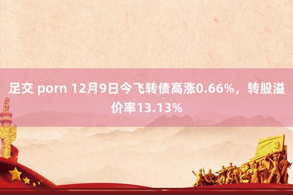 足交 porn 12月9日今飞转债高涨0.66%，转股溢价率13.13%