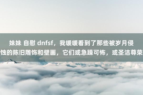 妹妹 自慰 dnfsf，我缓缓看到了那些被岁月侵蚀的陈旧雕饰和壁画，它们或急躁可怖，或圣洁尊荣